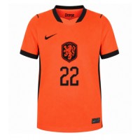 Pánský Fotbalový dres Nizozemsko Denzel Dumfries #22 MS 2026 Domácí Krátký Rukáv